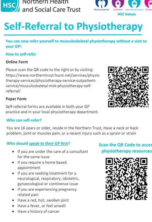 Physiotherapy Self-Referral